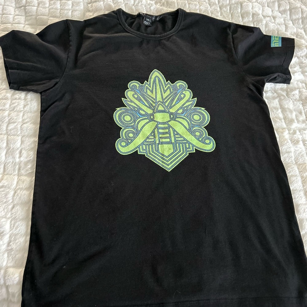 Marc by Marc Jacobs Black Graphic Tee
